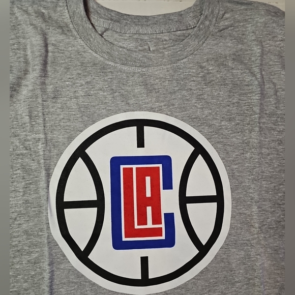 Los Angeles Clippers Fanatics Branded Primary Logo Gray T-Shirt Men's Large NWT - Picture 3 of 7